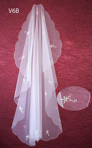 Wedding veil V6B